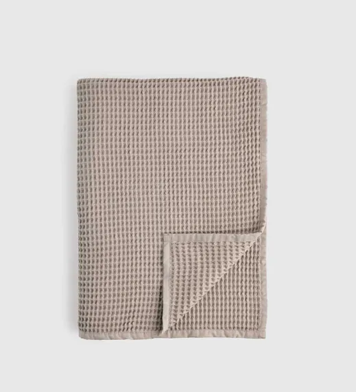 Organic Waffle Throw 